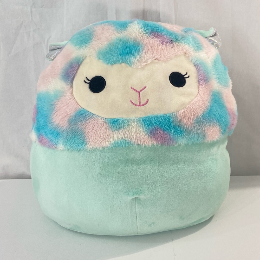 Large Squishmallows Arabella the Blue Tie Dye Llama Ultra-soft Animal Plush 16”